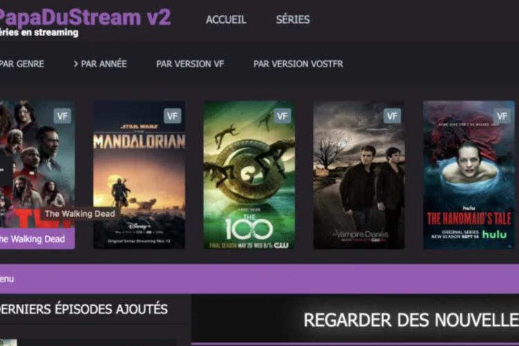Papadustream Nouvelle Adresse 2025, De nombreux genres présentés pour ne pas s'ennuyer